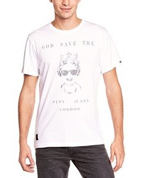 T-shirt blanc Pepe Jeans