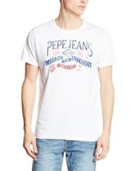 T-shirt blanc Pepe Jeans