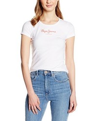 T-shirt blanc Pepe Jeans