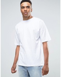 T-shirt blanc Pull&Bear