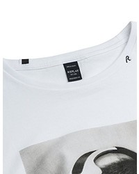 T-shirt blanc Replay