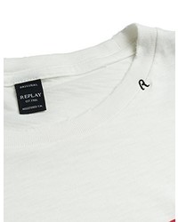 T-shirt blanc Replay