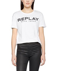 T-shirt blanc Replay