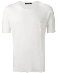 T-shirt blanc Roberto Collina