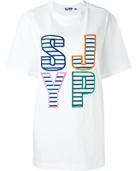 T-shirt blanc SteveJ & YoniP