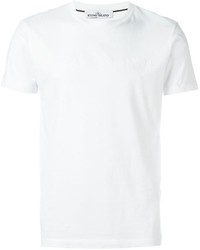 T-shirt blanc Stone Island