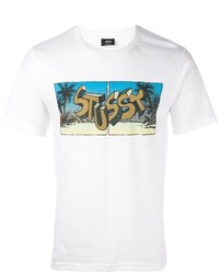 T-shirt blanc Stussy