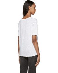 T-shirt blanc Earnest Sewn