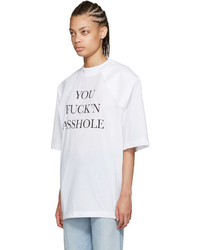 T-shirt blanc Vetements