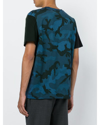 T-shirt bleu canard Valentino