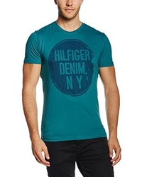 T-shirt bleu canard Tommy Hilfiger