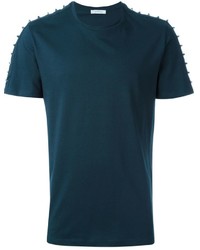 T-shirt bleu canard Versace