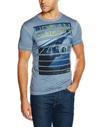 T-shirt bleu clair Gas