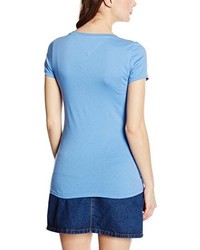 T-shirt bleu clair Hilfiger Denim