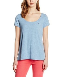 T-shirt bleu clair Hilfiger Denim