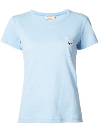 T-shirt bleu clair MAISON KITSUNE