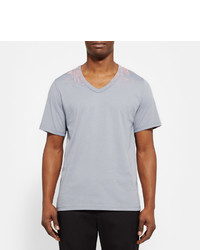 T-shirt bleu clair Maison Margiela