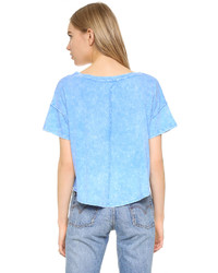 T-shirt bleu clair Wildfox Couture