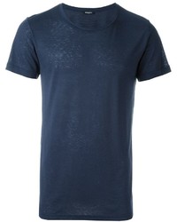 T-shirt bleu marine Balmain