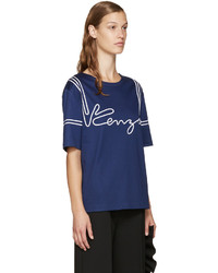 T-shirt bleu marine Kenzo