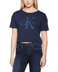 T-shirt bleu marine Calvin Klein Jeans