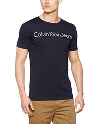 T-shirt bleu marine Calvin Klein Jeans