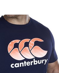 T-shirt bleu marine Canterbury