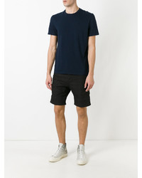 T-shirt bleu marine Neil Barrett