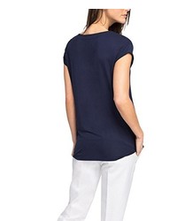 T-shirt bleu marine Esprit