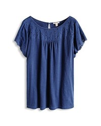 T-shirt bleu marine Esprit