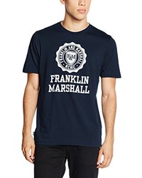 T-shirt bleu marine Franklin & Marshall