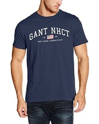 T-shirt bleu marine Gant