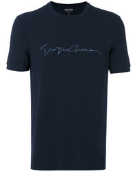 T-shirt bleu marine Giorgio Armani