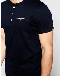 T-shirt bleu marine Ted Baker