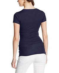 T-shirt bleu marine Hilfiger Denim