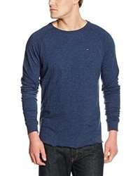 T-shirt bleu marine Hilfiger Denim