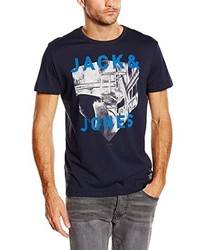 T-shirt bleu marine Jack & Jones