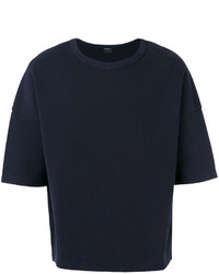 T-shirt bleu marine Jil Sander