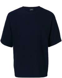 T-shirt bleu marine Jil Sander
