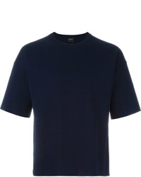 T-shirt bleu marine Jil Sander