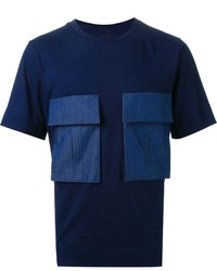 T-shirt bleu marine Juun.J