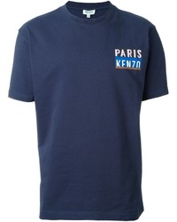 T-shirt bleu marine Kenzo