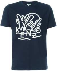 T-shirt bleu marine Kenzo