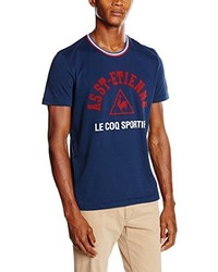 T-shirt bleu marine Le Coq Sportif