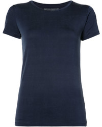 T-shirt bleu marine Majestic Filatures