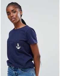 T-shirt bleu marine Minimum