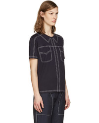 T-shirt bleu marine Stella McCartney