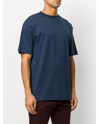 T-shirt bleu marine Sunspel