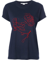 T-shirt bleu marine Stella McCartney