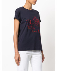 T-shirt bleu marine Stella McCartney